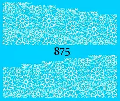 Водные наклейки для ногтей - №875, Raisin