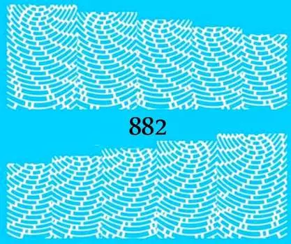 Водные наклейки для ногтей - №882, Raisin