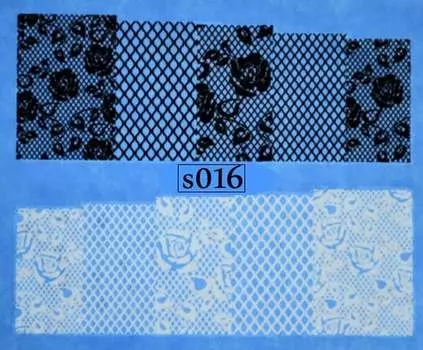 Водные наклейки для ногтей - № S016, Raisin