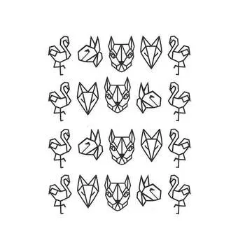 Водные наклейки для ногтей № STZ653 MollyLac, Molly Lac