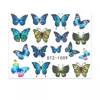 Водные наклейки для ногтей, Stz 1009 MollyLac, Molly Lac