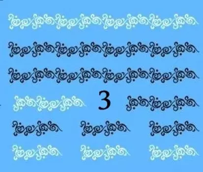 Водные наклейки на ногти – №3, inna
