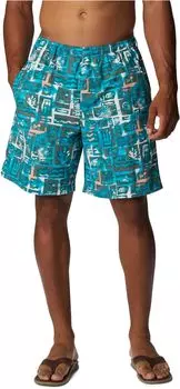 Водные шорты Super Backcast Columbia, цвет Ocean Teal Punked Fish