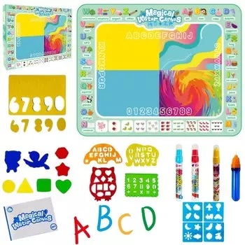 Водный Коврик Алфавит Тема Живописи Набор Водных Маркеров Шаблоны Шаблонов Inna marka