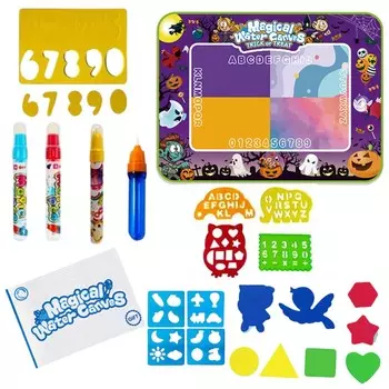 Водный Коврик Хэллоуин Тема Живописи Набор Водных Маркеров Шаблоны Шаблонов Inna marka