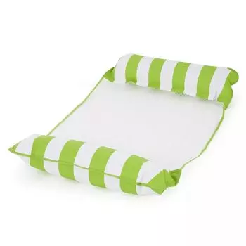 Водный надувной гамак 4-в-1 для бассейна Aqua Monterey, плавучий шезлонг, зеленый лайм Aqua