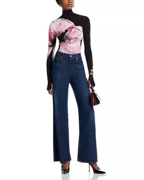 Водолазка Alice and Olivia Delaina, серый