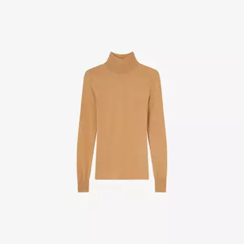 Водолазка Allie металлизированного плетения Lk Bennett, розовый