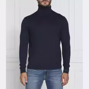 Водолазка Andre классического кроя с добавлением шерсти и кашемира Pepe Jeans London, синий