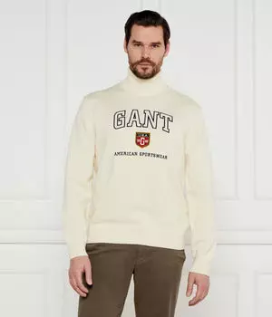Водолазка Gant Regular Fit, бежевый