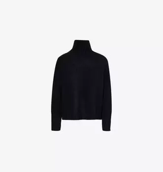 Водолазка Girlfriend из кашемира Soft Goat, черный