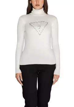 Водолазка Guess с логотипом, белый