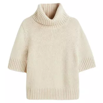 Водолазка H&amp;M Cashmere-blend Turtleneck, светло-бежевый
