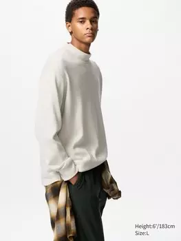 Водолазка из флиса Uniqlo, белый