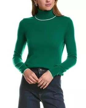 Водолазка из кашемира InCashmere, зеленый