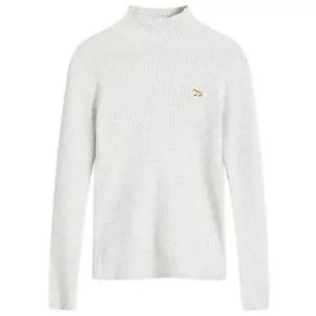 Водолазка из лисьего меха Maison Kitsune, серый