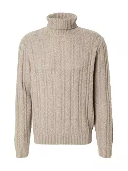 Водолазка JACK & JONES Sweater JPRBLTrent, серо-коричневый