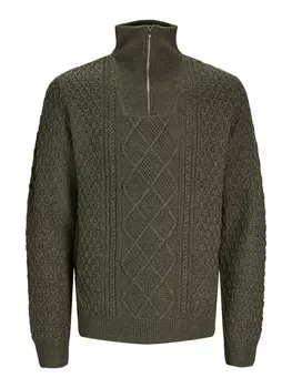 Водолазка JACK & JONES Sweater JPRBLUNorth, цвет mottled green