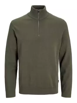 Водолазка JACK & JONES Sweater, оливковый