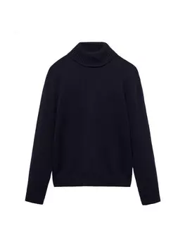 Водолазка MANGO MAN Sweater Lotust, темно-синий