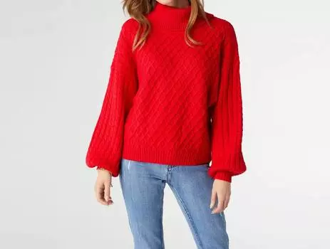 Водолазка Maren Cable Knit, красный цвет COCO + CARMEN