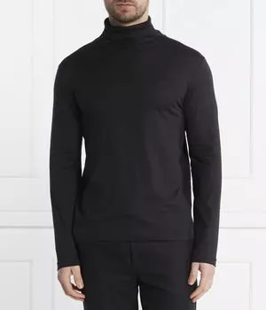 Водолазка мужская Calvin Klein из гладкого хлопка, черный