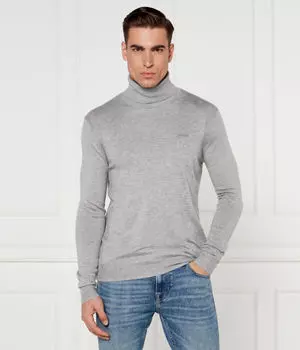 Водолазка мужская Guess Jeans облегающего кроя, серый