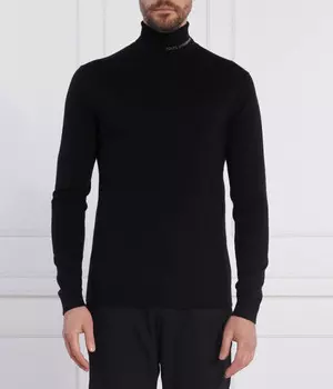 Водолазка мужская Karl Lagerfeld с добавлением шерсти, черный