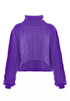 Водолазка MYMO Sweater, фиолетовый