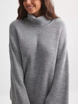 Водолазка NA-KD Sweater, серый
