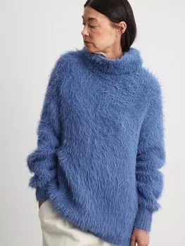 Водолазка NA-KD Sweater, синий