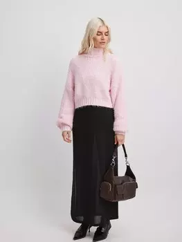 Водолазка NA-KD Sweater, светло-розовый