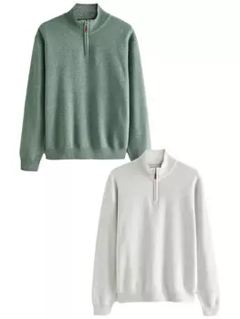 Водолазка Next Sweater, цвет green/white
