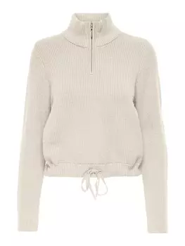 Водолазка ONLY Sweater ONLFia, светло-серый