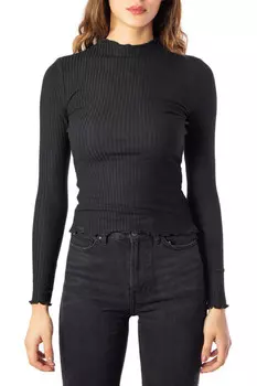 Водолазка ONLY в рубчик, черный