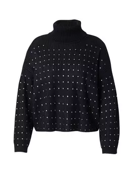 Водолазка PIECES Curve Sweater PCRAYNEY, черный