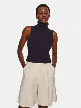 Водолазка приталенного кроя Staud, синий