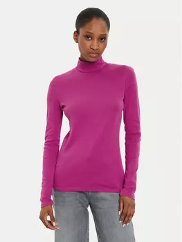 Водолазка приталенного кроя United Colors Of Benetton, розовый