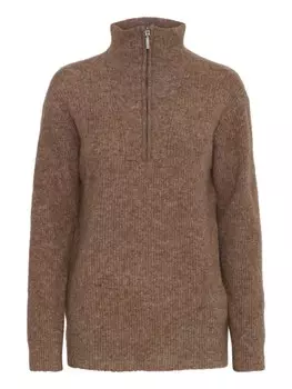 Водолазка PULZ Jeans Sweater Astra, коричневый