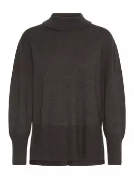 Водолазка PULZ Jeans Sweater Steffi, темно-коричневый