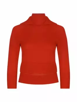 Водолазка с эффектом многослойности Victoria Beckham, красный