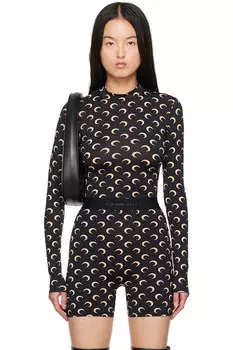 Водолазка с эффектом второй кожи All over moon Marine Serre, цвет inverse tan