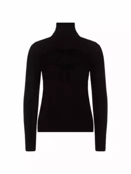 Водолазка с бантом RED Valentino, черный