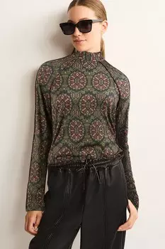 Водолазка с длинными рукавами Next, зеленый