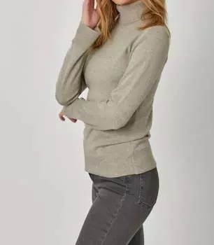 Водолазка с длинными рукавами в цвете Stone mystree