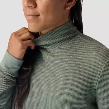 Водолазка с длинными рукавами Wicking Waffle мужская Stoic, цвет Light Duffel Bag