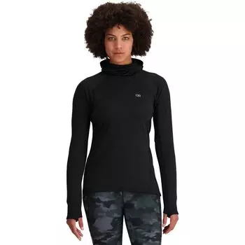 Водолазка с капюшоном из флиса Vigor grid Outdoor Research, черный