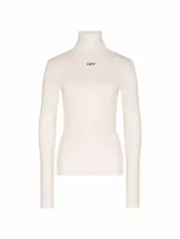 Водолазка с логотипом Off-Stamp Off-White, белый