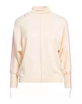 Водолазка с отделкой кантом в цвете Off White nude