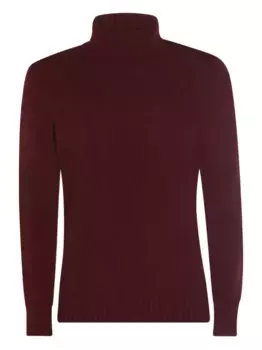 Водолазка с ребристыми манжетами Piacenza Cashmere, красный